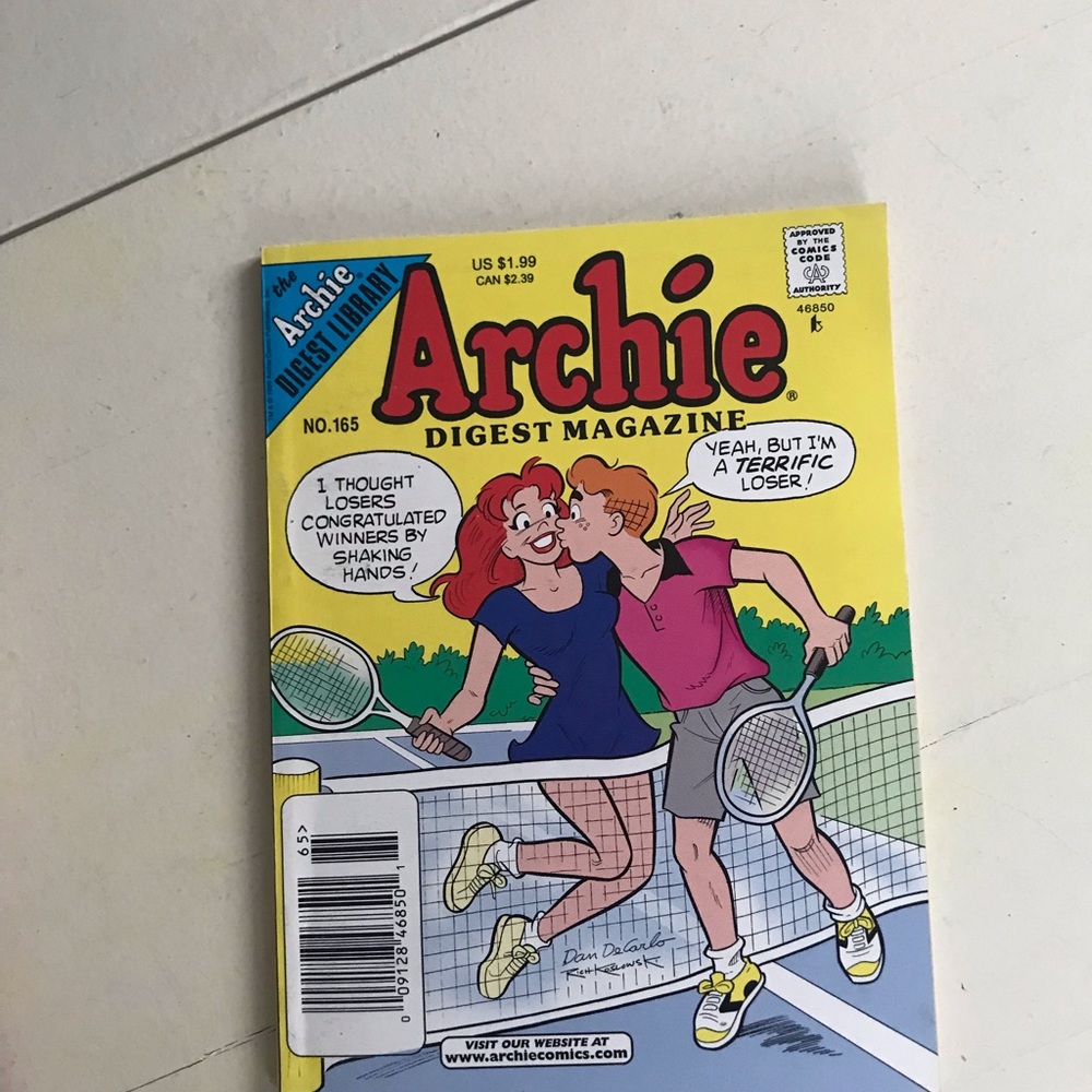 Archie Digest Magazine No.165 - Yellow Comic Cover